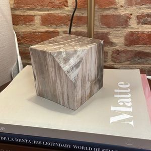 West Elm Petrified Wood Cube